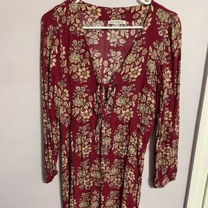 Floral American eagle dress